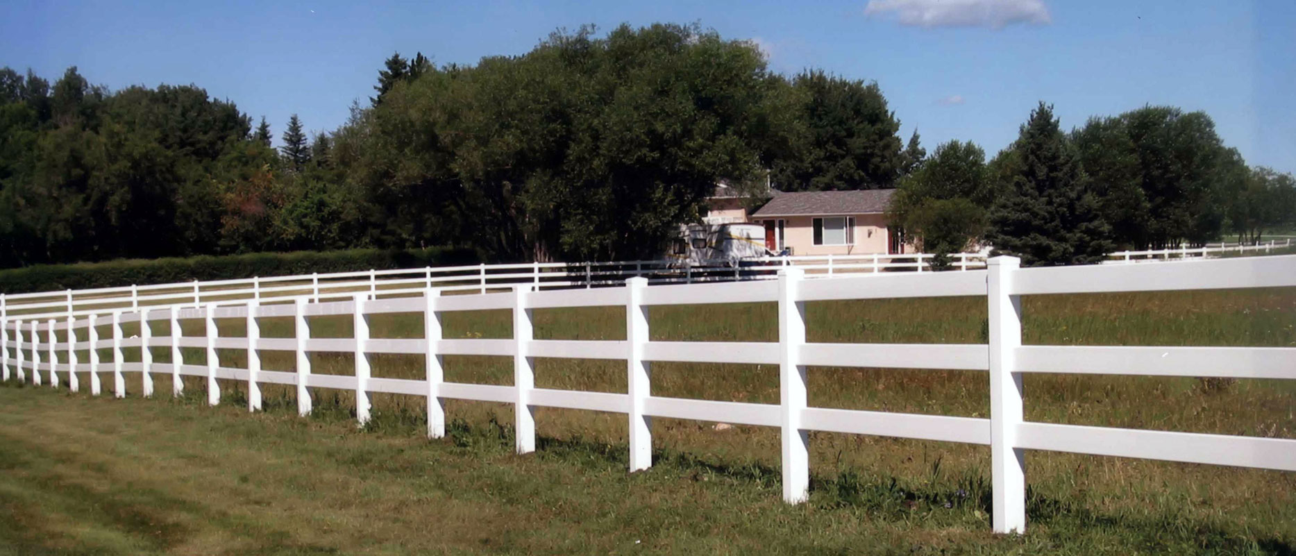 Vinyl Ranch Fence