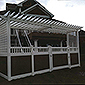 vinyl pergola