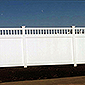 vinyl privacy fence picket accent