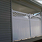 vinyl privacy fence picket accent