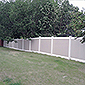 vinyl privacy fence