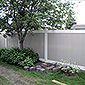 vinyl privacy fence