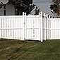 vinyl semi privacy fence