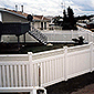 vinyl semi privacy fence